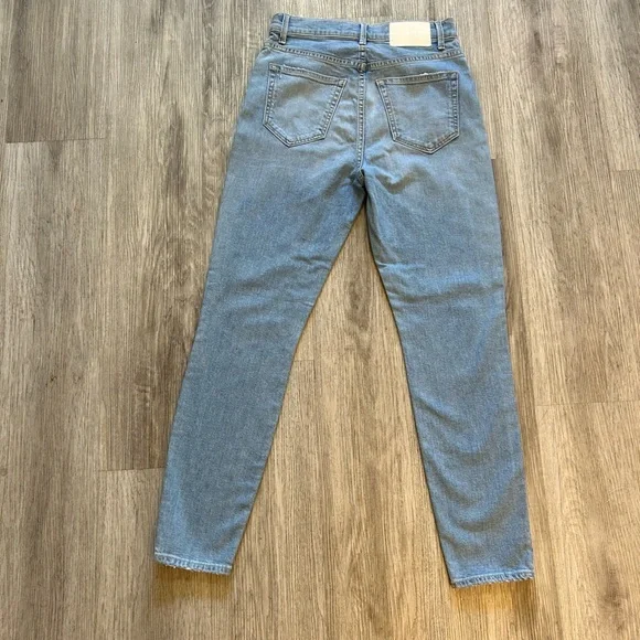 GRLFRND The Kendall Blue High Rise Stretchy Skinny Jeans From Revolve W26/L28 - Picture 4 of 14